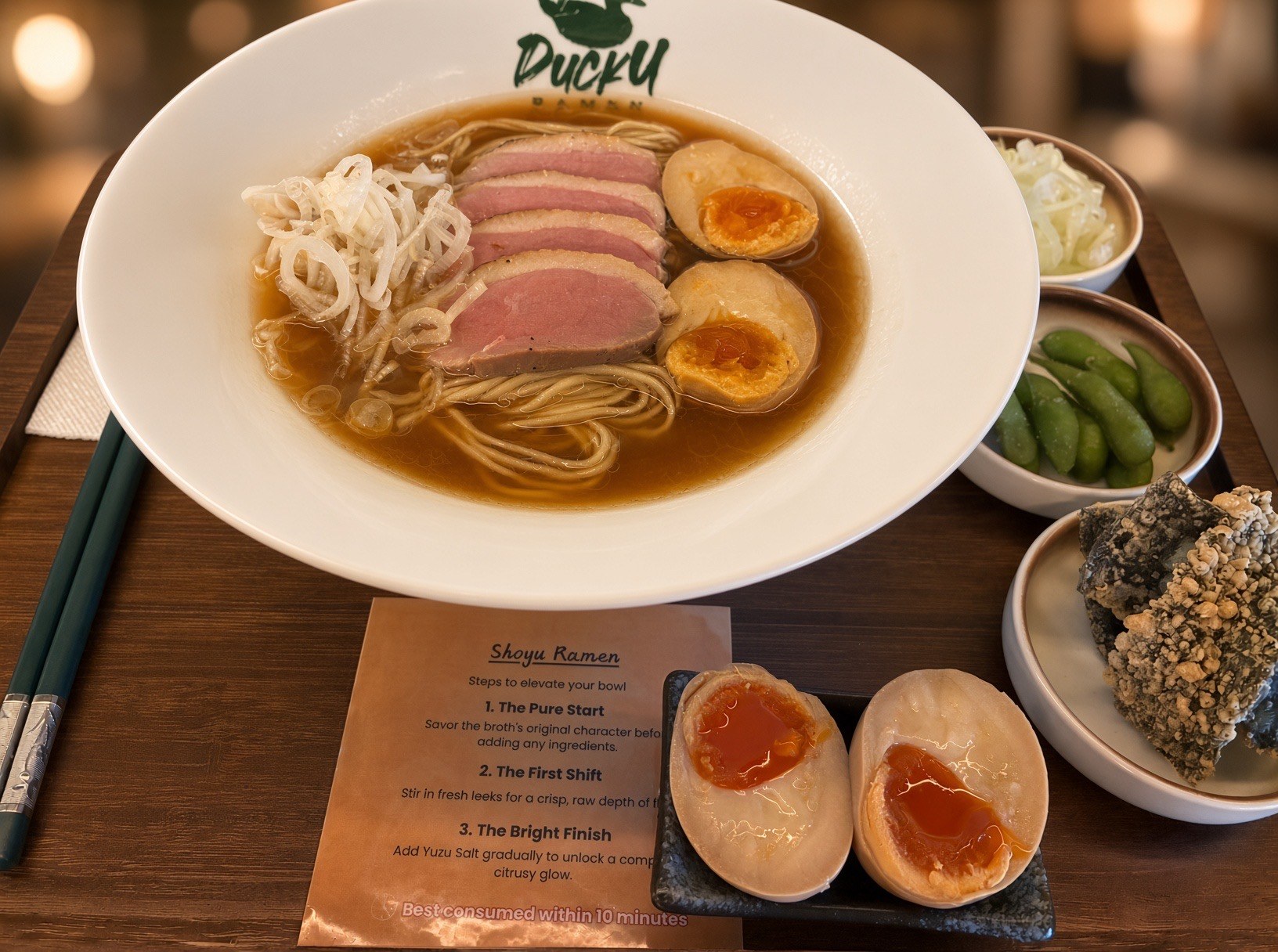 Food at Ducku Ramen (SS15) – Japanese · Duck ramen in SS15