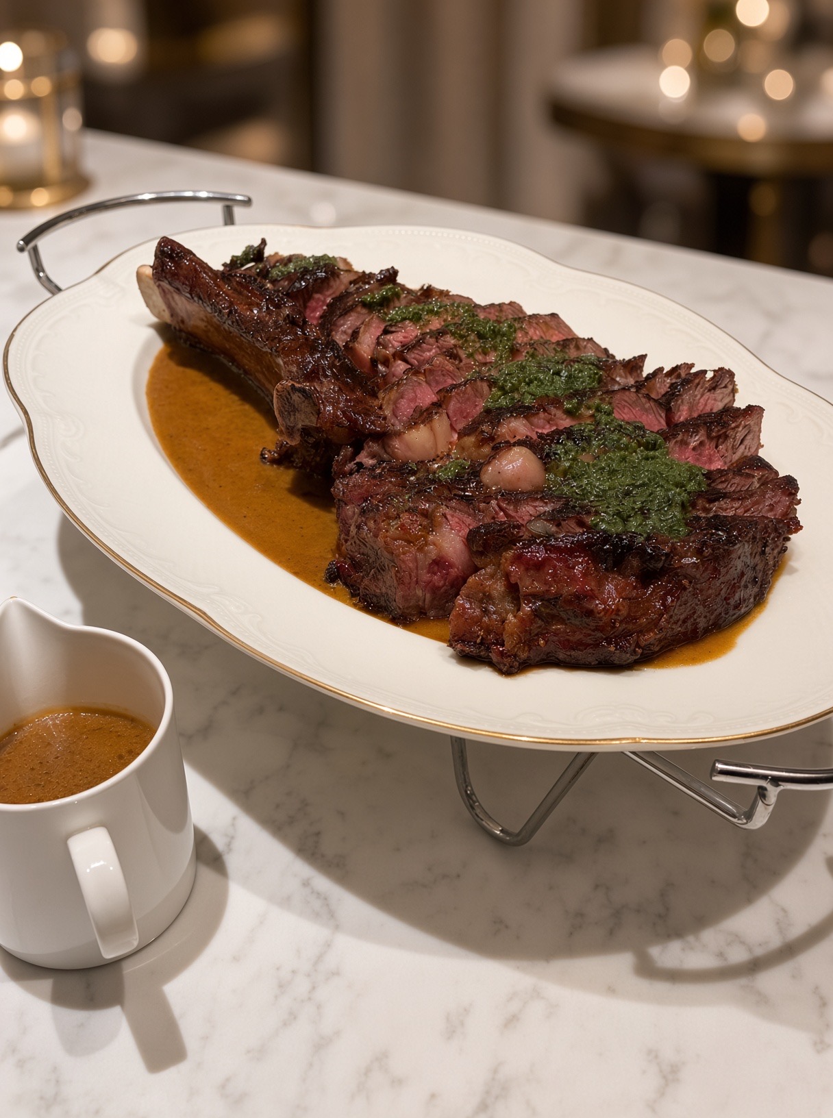 Food at Potager KL (L'entrecôte de Potager) – Western · Steak frites in Bamboo Hills
