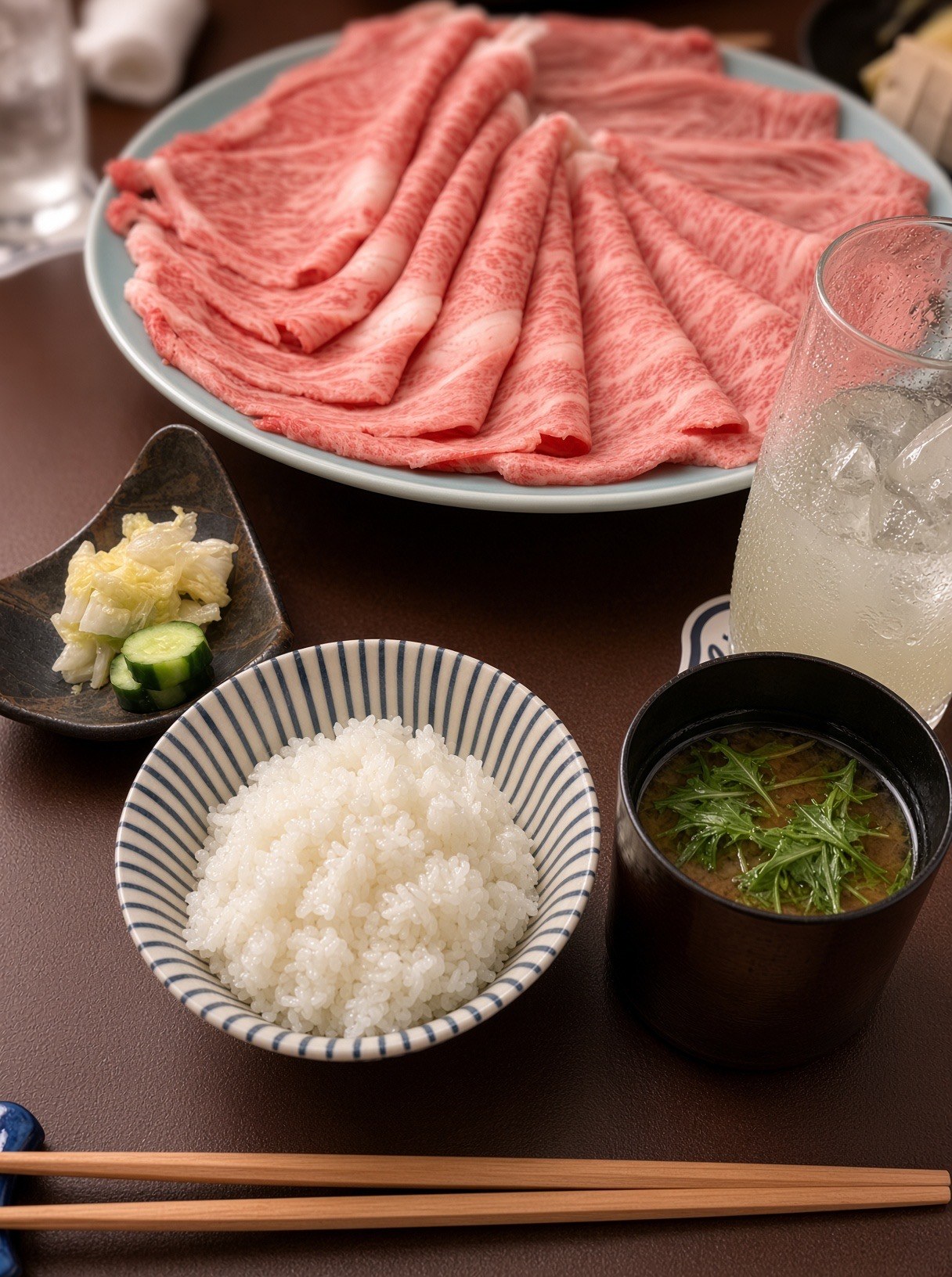 Food at Ningyocho Imahan (Shinjuku Takashimaya) – Sukiyaki · Shabu-shabu in Shinjuku